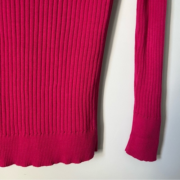 Old Navy Pink & Orange Ribbed Metal Button Cardigan Sweater Size Small - Picture 14 of 16